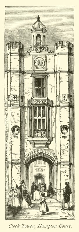Věž s hodinami, Hampton Court od English School
