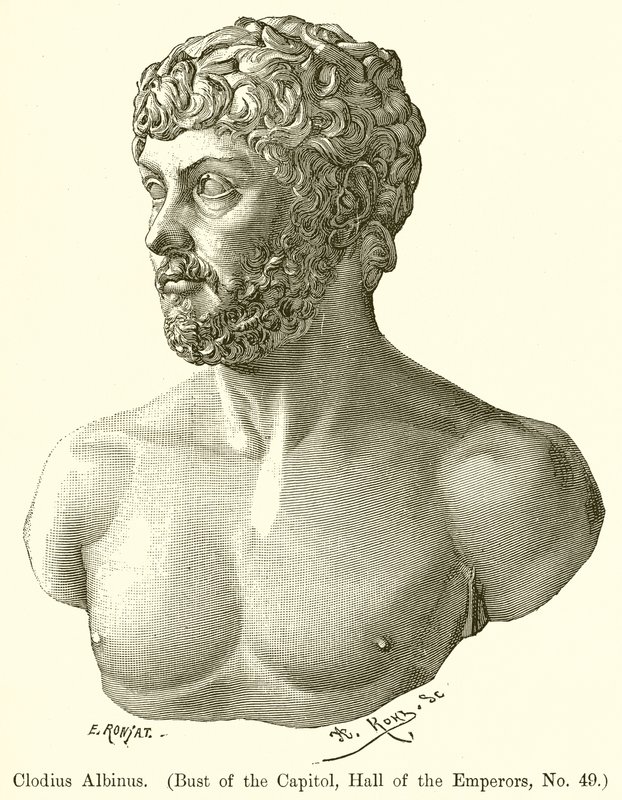 Clodius Albinus. (Busta Kapitolu, Síň císařů, č. 49) od English School