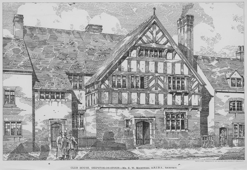 Club House, Shipston-on-Stour (rytina) od English School