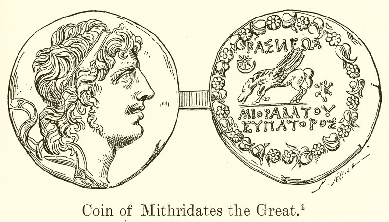 Mince Mithridates Veliký od English School
