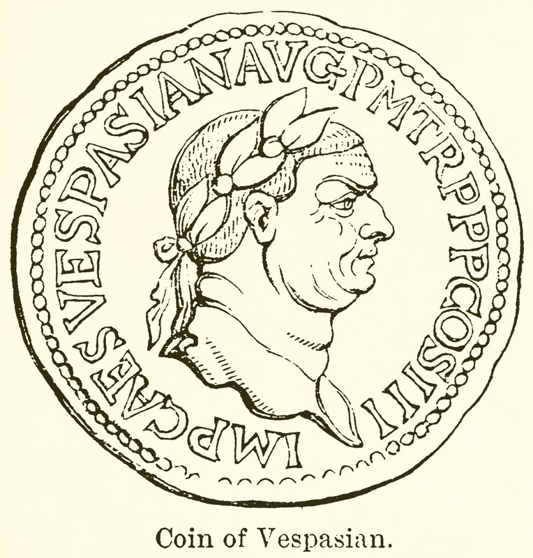 Vespasiánova mince od English School