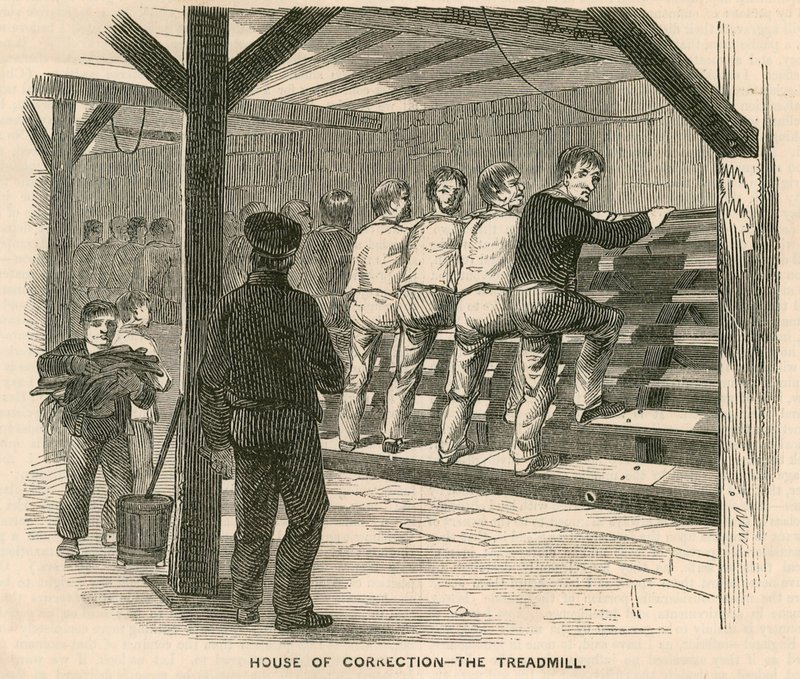 Věznice Coldbath Fields od English School