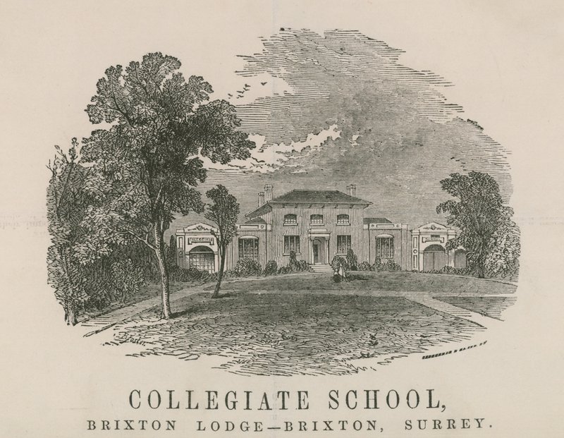Collegiate School, Brixton Lodge, Brixton, Surrey od English School