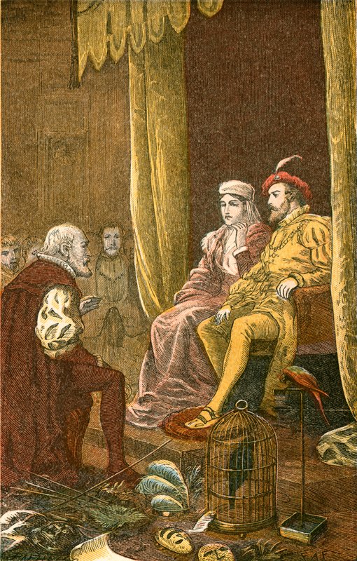Kolumba přijali Ferdinand a Isabella od English School