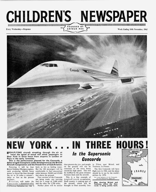 Concorde, titulní strana 