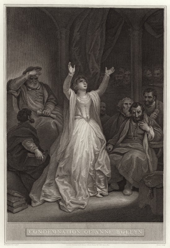 Odsouzení Anny Boleynové od English School