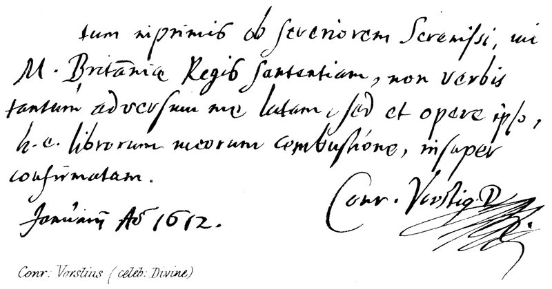Conr: Vorstius (celeb: Božský) od English School