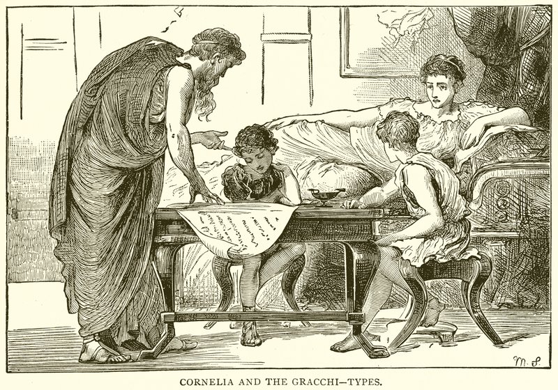 Cornelia a Gracchi - Typy od English School
