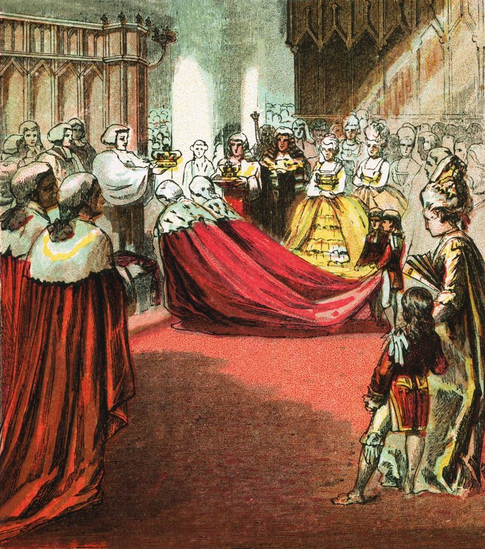 Korunovace Jiřího III. od English School