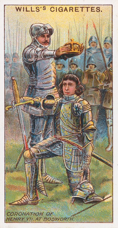 Korunovace Jindřicha VII v Bosworthu od English School