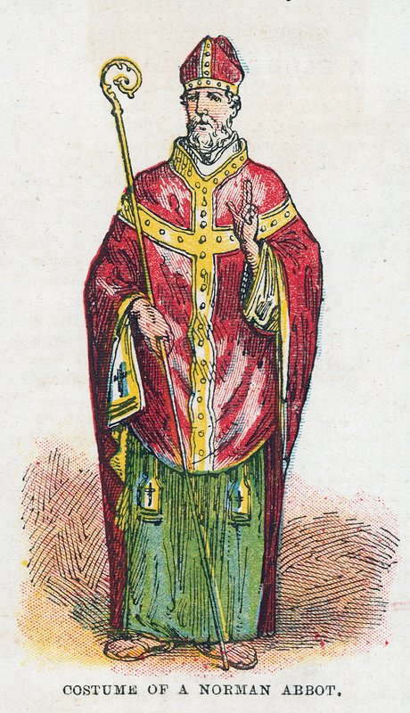 Kostým normanského opata od English School