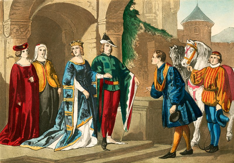 Kostýmy 1380 od English School