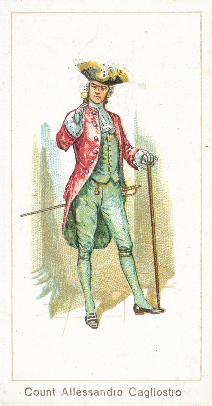 Hrabě Allessandro Cagliostro (chromolit) od English School
