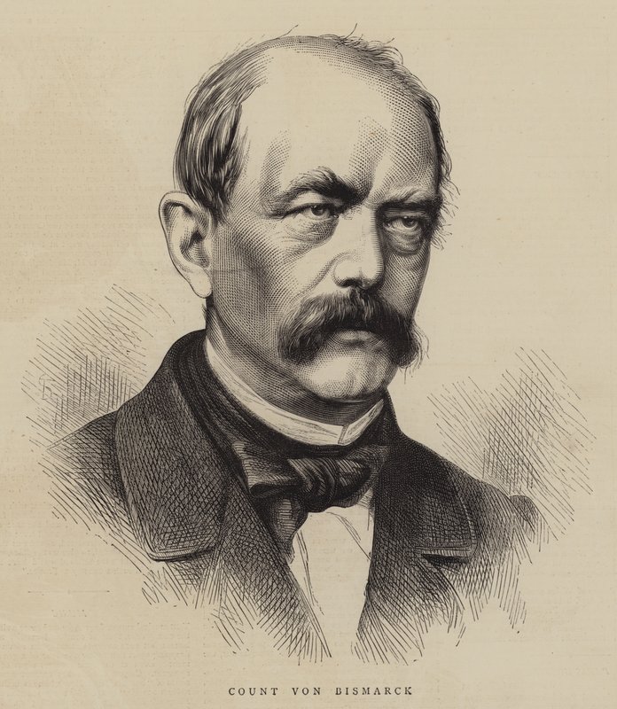 hrabě von Bismarck (rytina) od English School