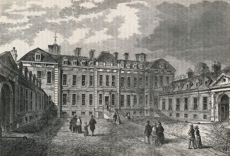 Nádvoří domu Montagu od English School