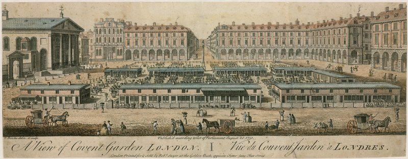 Covent Garden Market, Londýn od English School