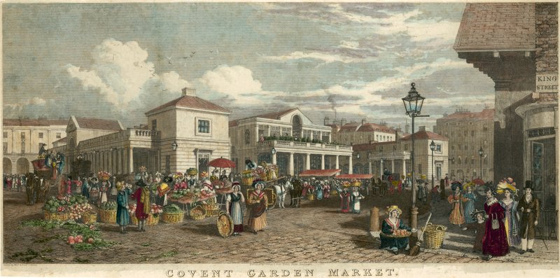 Covent Garden Market, Londýn od English School