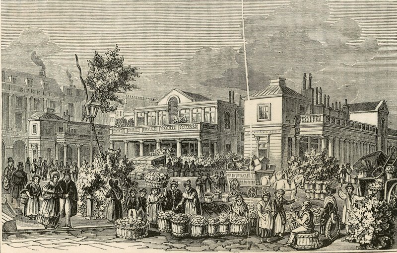 Covent Garden Market, Londýn od English School
