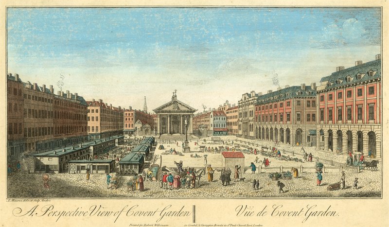 Covent Garden Market, Londýn od English School