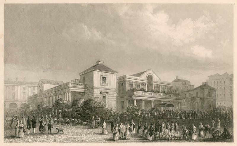 Covent Garden Market, Londýn od English School