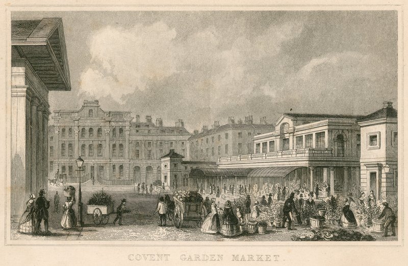Covent Garden Market, Londýn od English School