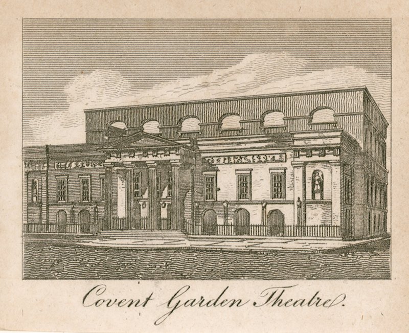 Covent Garden Theatre, Londýn od English School