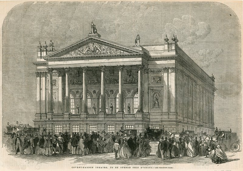 Covent Garden Theatre, Londýn – bude otevřeno dnes večer od English School