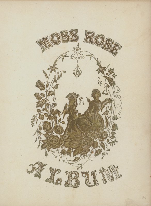 Ilustrace na obálce alba Moss Rose (barevná litografie) od English School