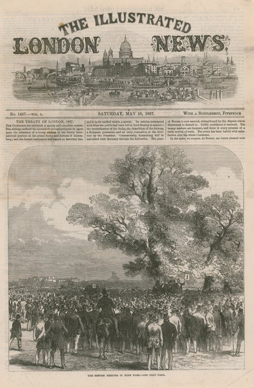 Obálka Illustrated London News od English School
