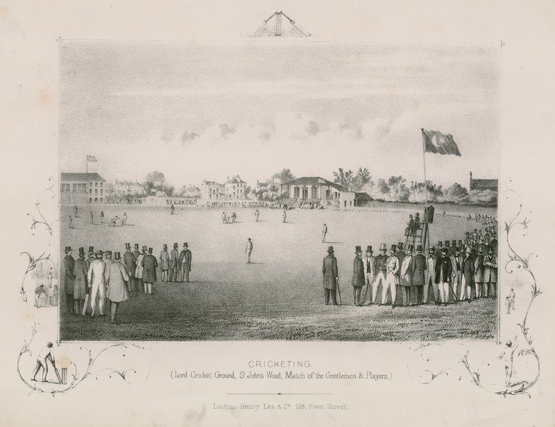 Kriket; Lord Cricket Ground, St Johns Wood; Zápas pánů a hráčů od English School