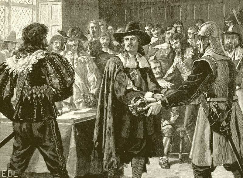Cromwell rozpouští Dlouhý parlament od English School