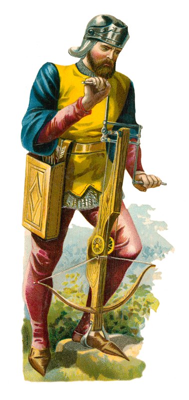 Muž z kuše doby krále Edwarda IV., 1461-1483 od English School