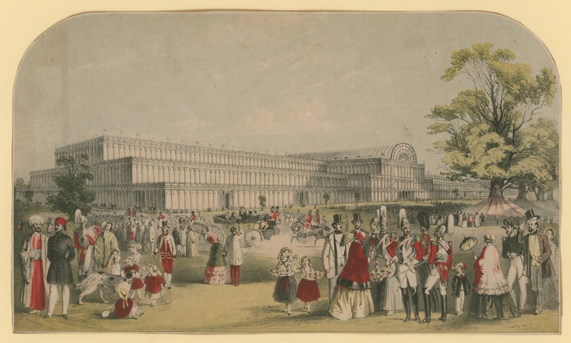 Crystal Palace, Hyde Park, Londýn od English School