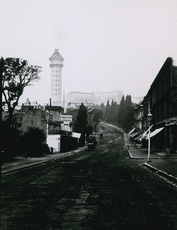 Crystal Palace, Sydenham, Londýn; fotografie od English School