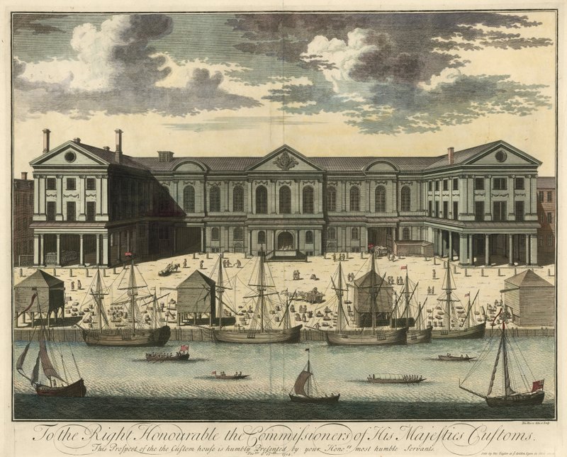 Custom House, Londýn od English School