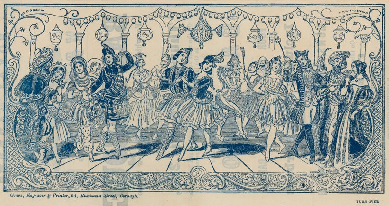 Tanec ve Vauxhall Gardens, Londýn od English School