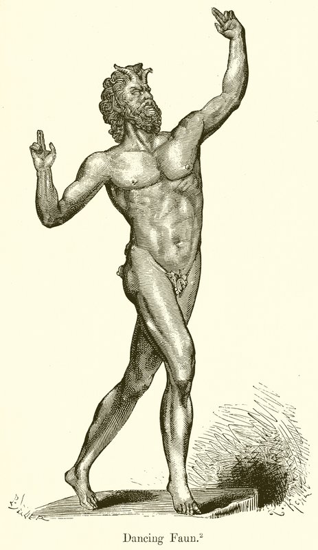 Tančící faun od English School