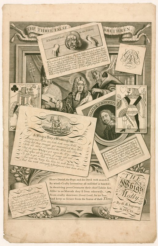 Daniel Defoe (muž na pranýři) od English School