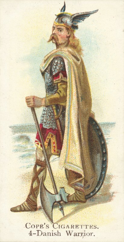 dánský válečník (chromolitho) od English School