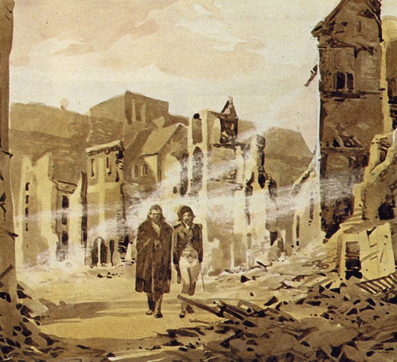 Darwin byl svědkem velkého zemětřesení, které zničilo město Concepcion od English School