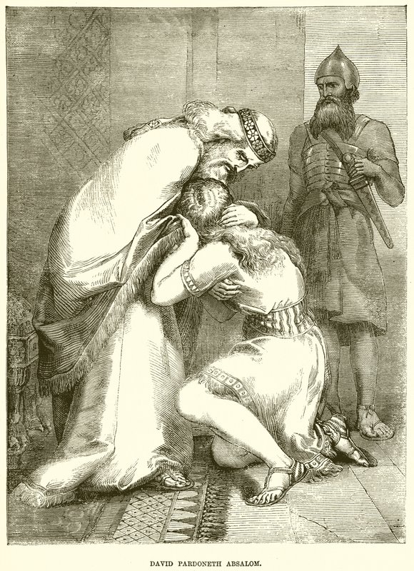 David Pardoneth Absalom od English School
