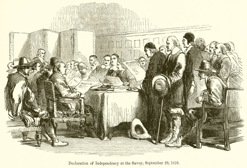 Deklarace nezávislosti v Savojsku, 29. září 1658 od English School