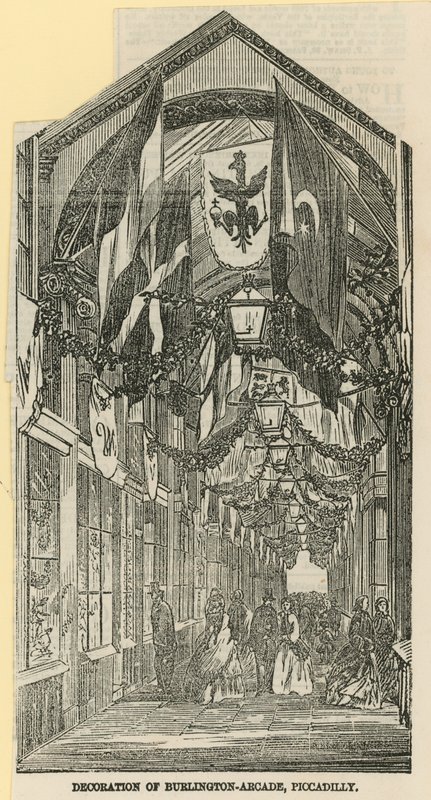Dekorace Burlington Arcade od English School