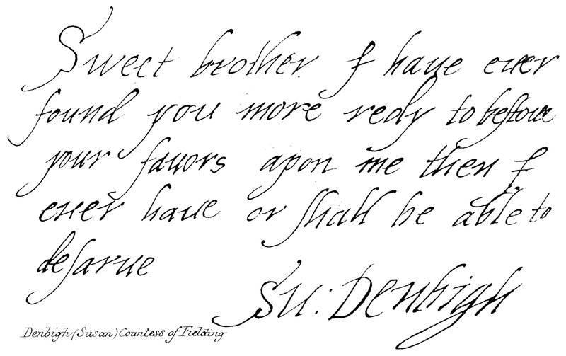Denbigh (Susan) hraběnka z Fieldingu od English School