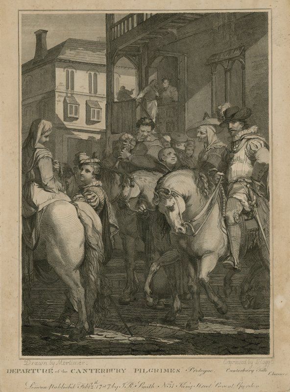 Odjezd poutníků z Canterbury od English School