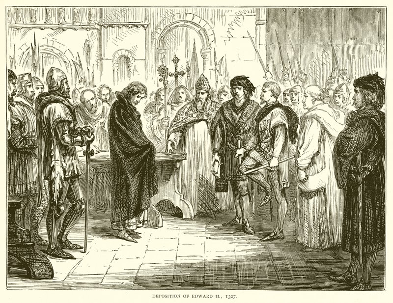 Výpověď Edwarda II., 1327 od English School