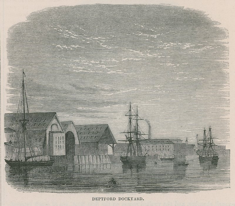 Deptfordské loděnice od English School