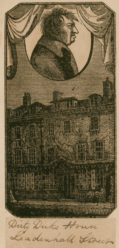Dirty Dicks House, Leadenhall Street, Londýn od English School