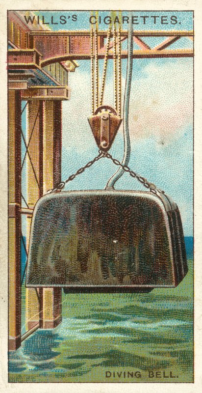 Potápěčský zvon (chromolitho) od English School