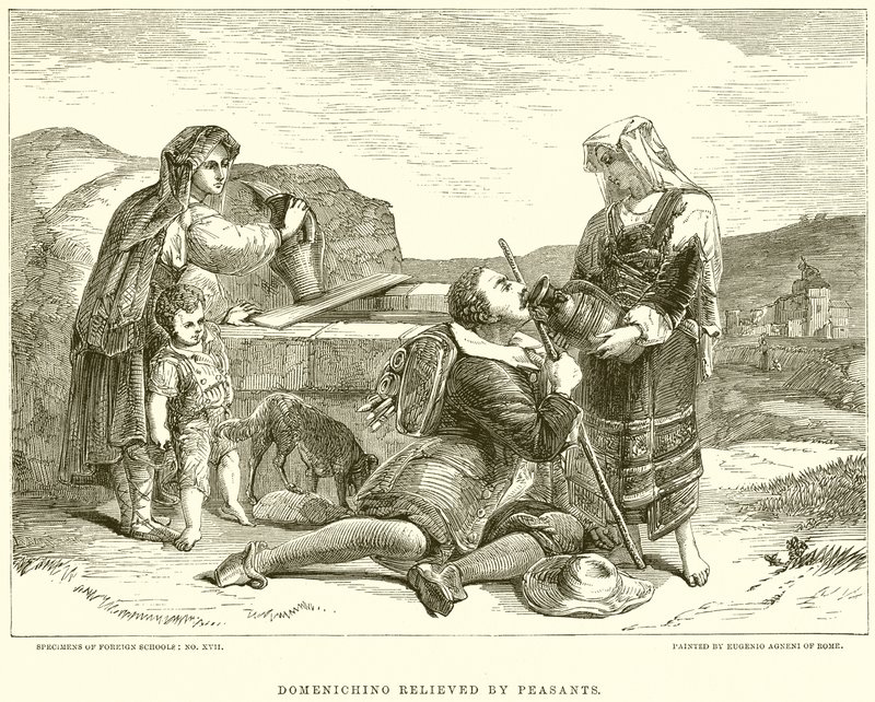 Domenichino osvobozeno rolníky od English School